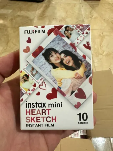 Filme Instax Mini Heart Sketch Coração 