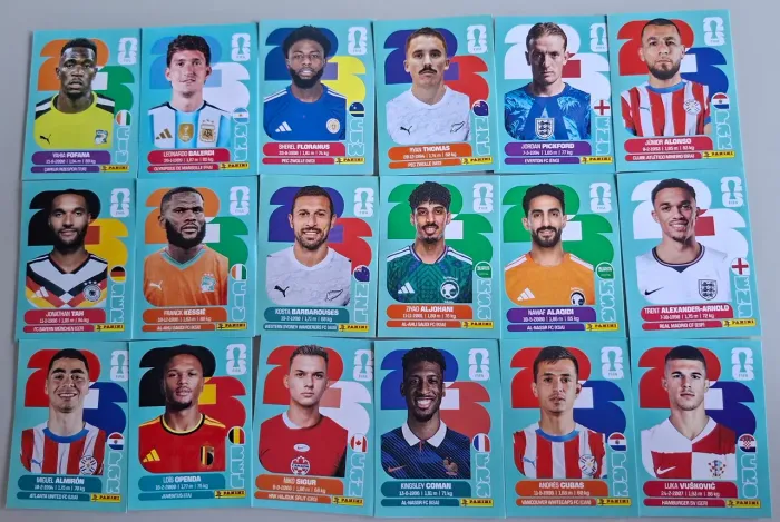 Figurinhas da Copa 2026 para troca (Ler descrição)