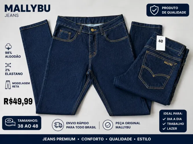 CALÇA JEANS MASCULINA ATACADO