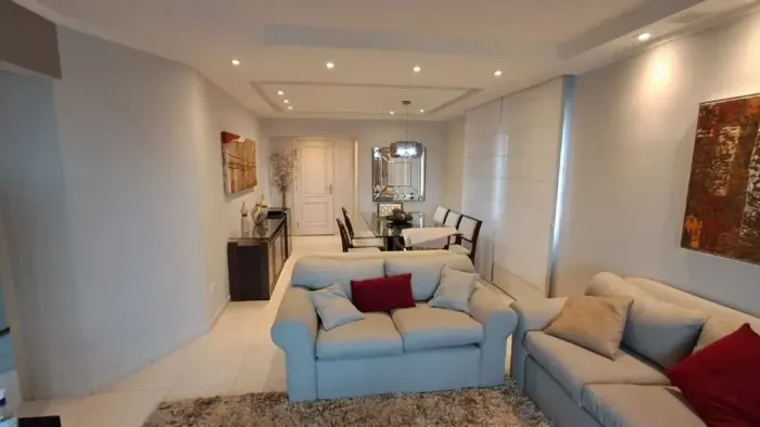 Apartamento para alugar totalmente mobiliado, com 03 quartos, sendo o 3º revertido em um e