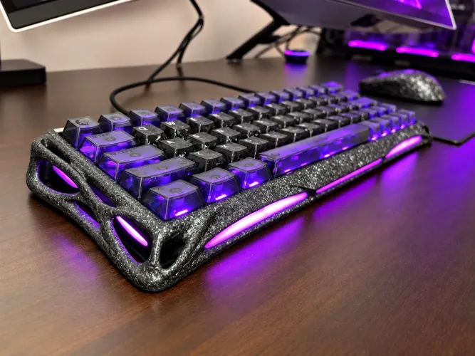 Teclado GravaStar V60 Pro - Edição Cyberfrost