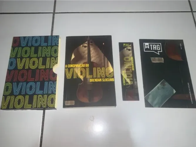 Livro: A conspiração do violino | Editora: TAG Livros / edição TA