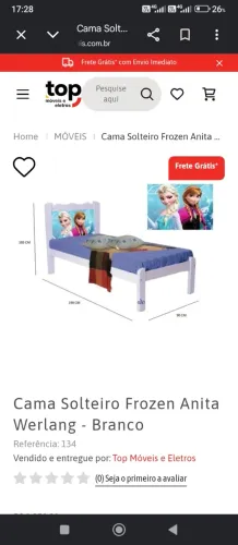 Cama infantil Frozen + colchão 