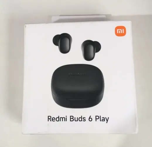 Fone Bluetooth Xiaomi Redmi Buds 6 Play Cor Preto - LACRADO