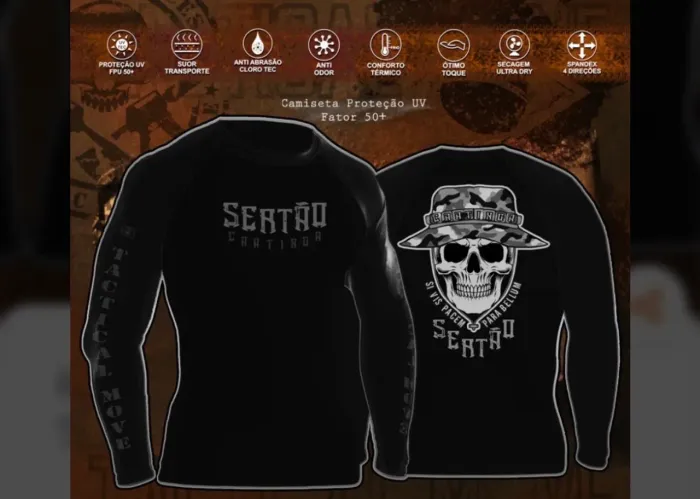 Camisa proteção solar