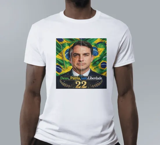 Camisas Flávio Bolsonaro 2026