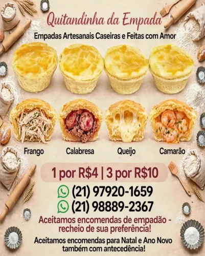 Vendas de empadas