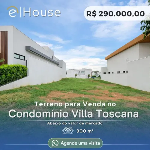 Lote em Condomínio Residencial Villa Toscana, Rondonópolis (MT) Venda