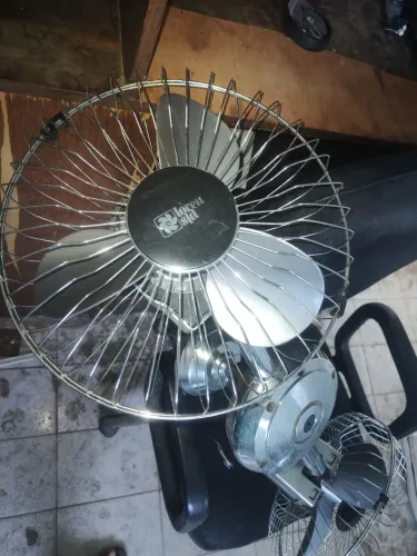 Ventilador de Teto Gemini M40 Loren-Sid 220V Cromado Ref-253<br>Código: 253Marca