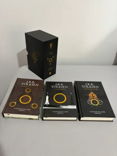 Box trilogia O senhor dos Anéis 