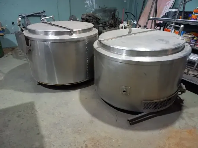 CALDEIRA INOX USADA 450L