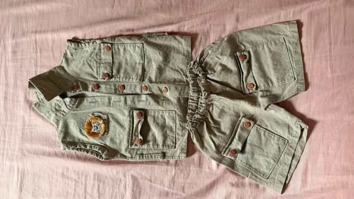 Roupa bebê Safari