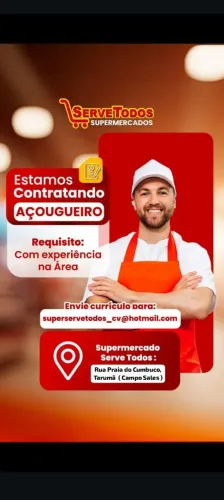 Açougueiro com experiência 