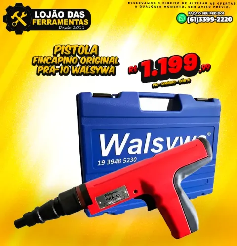 Pistola Fincapino Original PRA-10 Walsywa