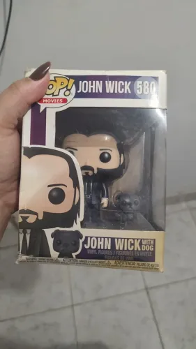 Funko Pop John Wick com Cachorro
