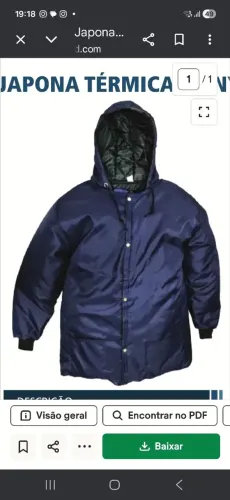 Japona térmica de Nylon Qualiflex para baixas temperaturas GG