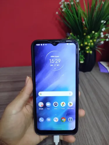 Motorola one fusion cor azul 128GB