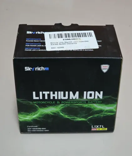 Bateria Lítio Skyrich Lix7I<br>7ah