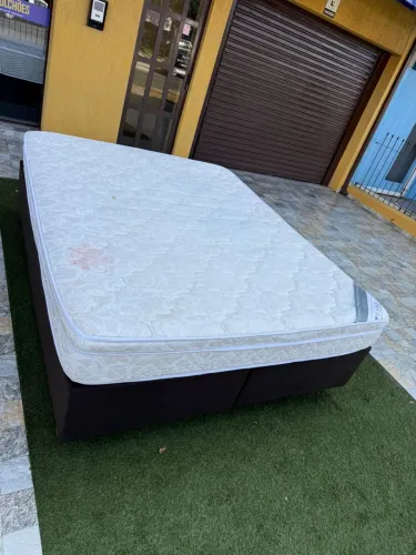 Cama box Queen ORTOBOM SEMINOVA TOP - ENTREGO