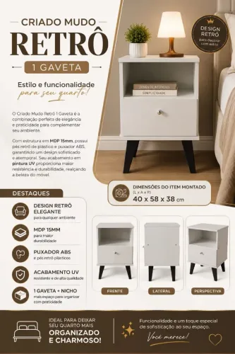 Mesa de cabeceira NOVA