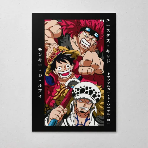 Quadro Decorativo MDF Anime One Piece 15x21