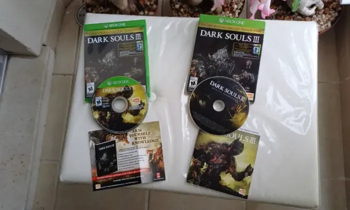 Dark Souls 3 Day One Edition Xbox One Duplo Cib Impecável