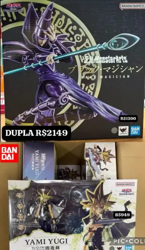 Yami Yugi & Mago Negro SHF Bandai - Novos