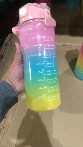 Kit 3 garrafas neon