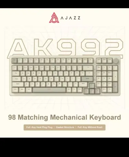 Teclado Ajazz 98% + Brinde