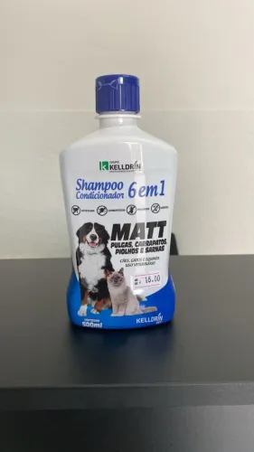 Shampoo e Condicionador Pet Clean 6 em 1 - Ação contra pulgas, carrapatos, piolhos e sarna