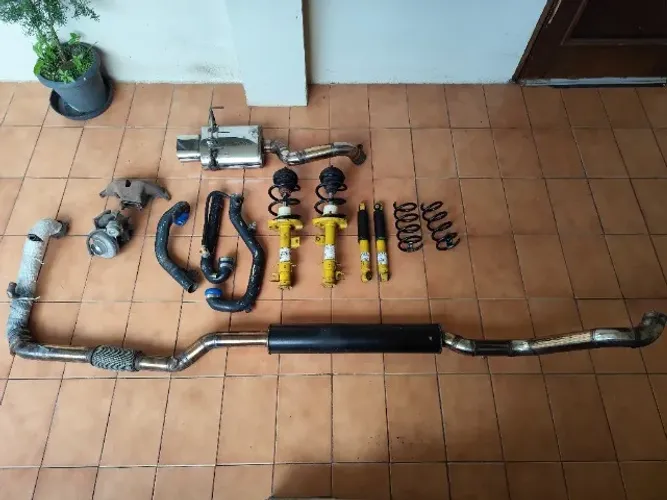 Kit turbo e suspensão Fiat 500