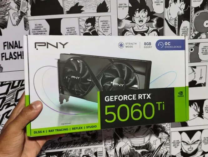 PLACA DE VIDEO RTX 5060 TI 8GB LACRADA. VENDO OU TROCO