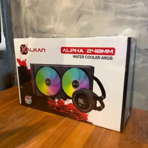 [Novo] Water Cooler Gamer Kalkan Alpha 240 ARGB com display