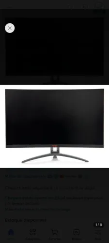 Este monitor é um AOC Agon 32" Curvo (modelo AG323FCXE),