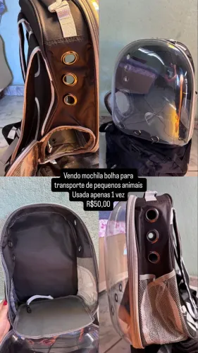 Mochila Bubble Carrier para cães, gatos e animais de estimação