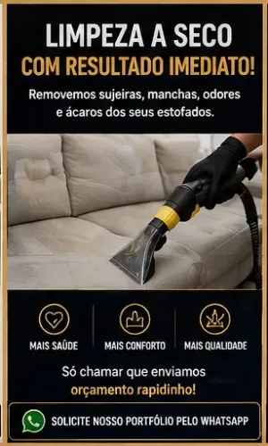     Seu Estofado Livre de Sujeira e Odores