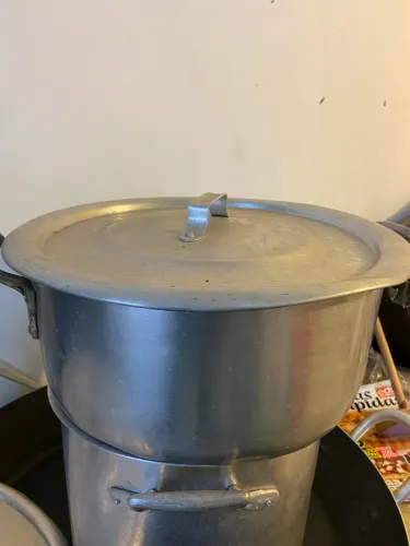 Caldeirão grande inox