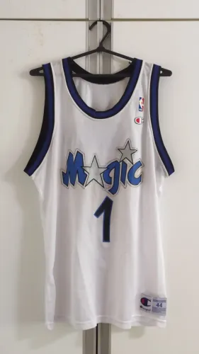 Camisa Regata Jersey Orlando Magic #1 Anfernee Hardaway NBA Champion Basquete Original