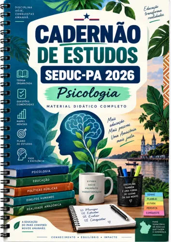 MATERIAL SEDUC - 2026. Especialmente elaborado para Pessoas TDAH