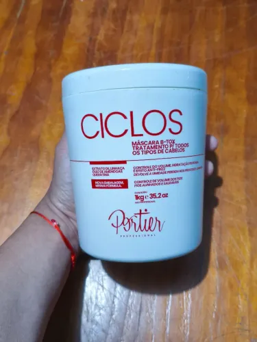 Máscara Capilar Portier Ciclos B-Tox 1kg
