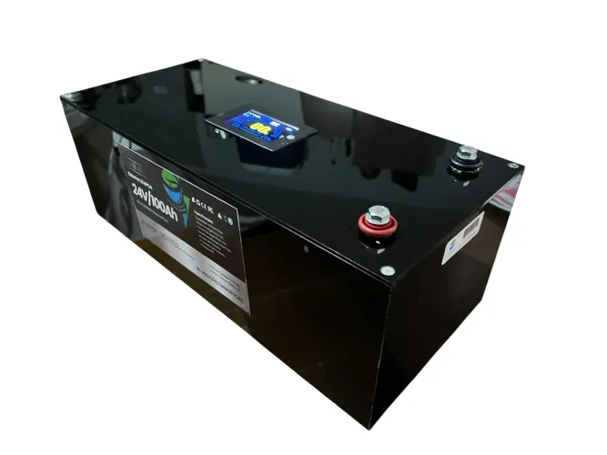 Bateria 24V 100ah de lítio com BMS e interface digital