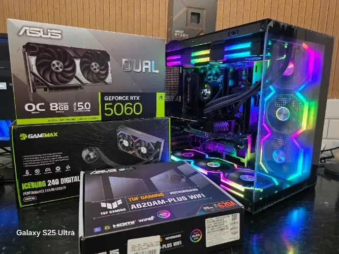 PC Gamer DDR5 RTX 5060 8GB | Ryzen 5 7600 | 32GB 6000MHz | 1TB NVMe
