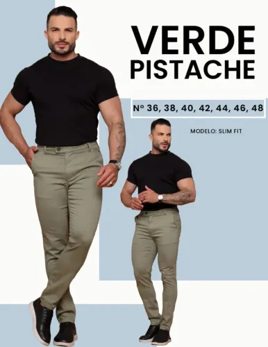 Calça sarja alfaiataria 