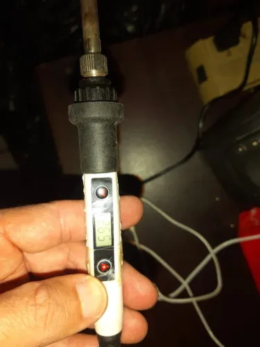 Solda estanho ferro com temperatura 100 a 500 graus 