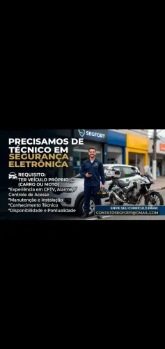 Técnico Segurança Eletrônica