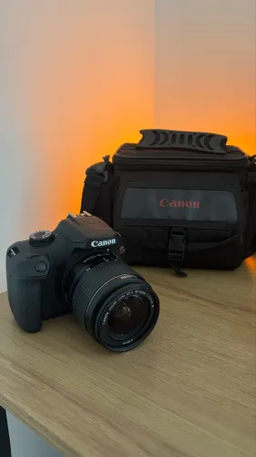 Kit completo Cânon EOS Rebel T100 Lente 18-55mm