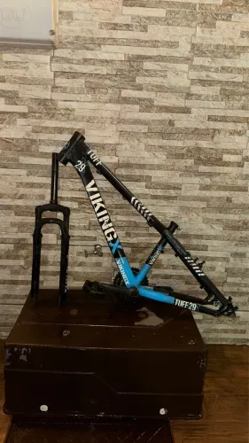 Quadro bicicleta vikingx e suspensão