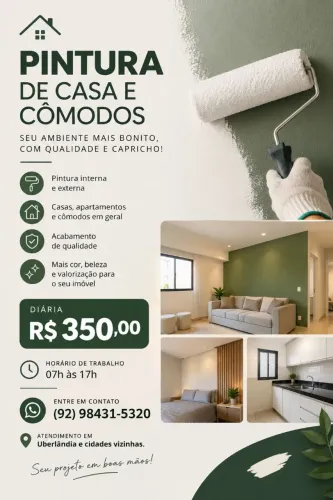 Pintura de casas e cômodos