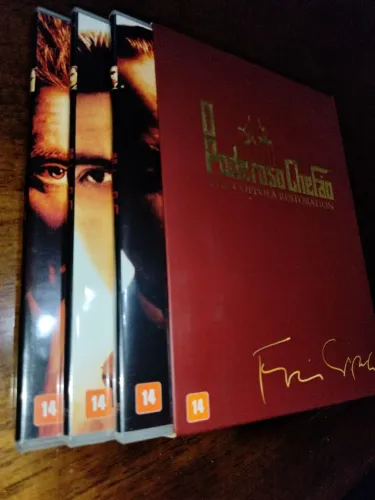 Box Trilogia O Poderoso Chefão / The Godfather DVDs Colecionador