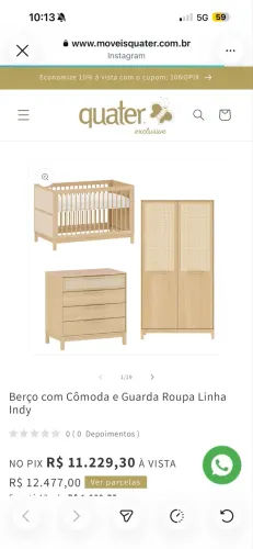 Quarto de bebê novíssimo estado